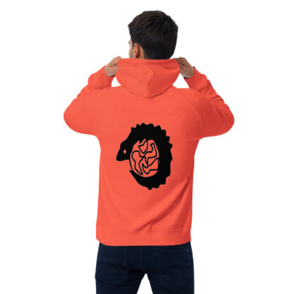 afroshop-online-ewe-symbol-anyigba sese-bio-kapuzenpullover-unisex-orange-ruecken