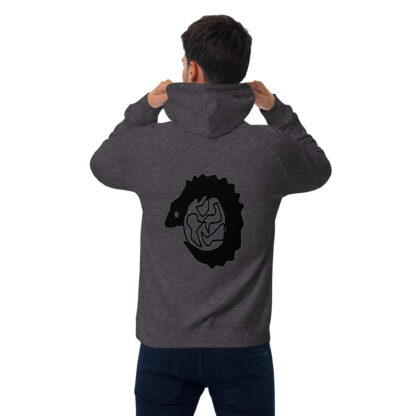 afroshop-online-ewe-symbol-anyigba sese-bio-kapuzenpullover-unisex-grau-ruecken