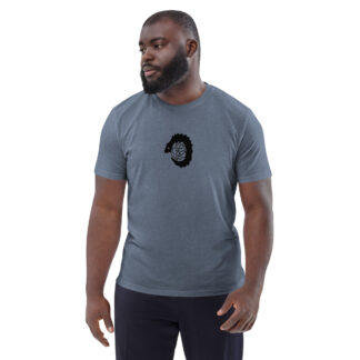 afroshop-online-ewe-symbol-anyigba sese-tshirt-unisex-blau-meliert-repräsentation