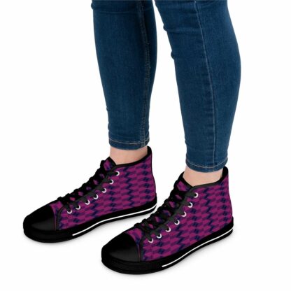 afroshop-afroshop online-afro shop online-afromode-high top canvas sneaker-kalevi kente prints 2-pink-8