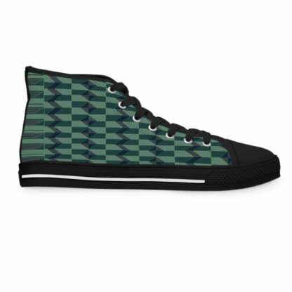 afroshop-afroshop online-afro shop online-afromode-high top canvas sneakers-kalevi kente prints 2-dunkelgruen-4