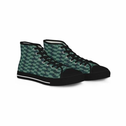 afroshop-afroshop online-afro shop online-afromode-high top canvas sneakers-kalevi kente prints 2-dunkelgruen-1