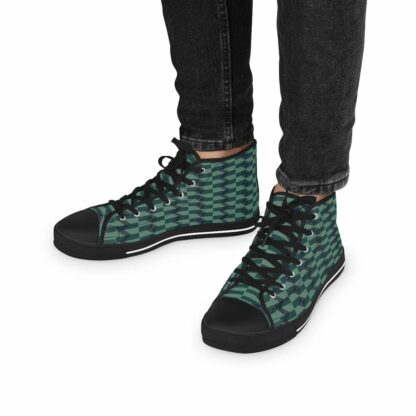 afroshop-afroshop online-afro shop online-afromode-high top canvas sneakers-kalevi kente prints 2-dunkelgruen-8