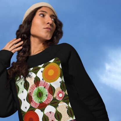 Unisex Bio-Raglan-Pullover Wax1 – Bild 3