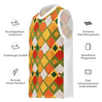 Premium-Basketball-Trikot - Afroargyle 1 – Bild 2