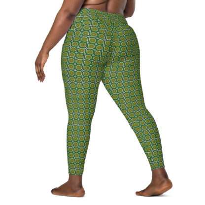 afroshop-afroonlineshop-afrostyle-afromode-afro-afrodeutsch-afrikanische Kultur-Afro Mode für alle-grüne kreise-leggings mit taschen-6