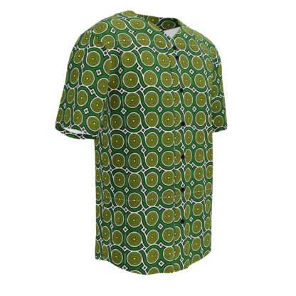 Recyceltes Baseball-Trikot - Grüne Kreise – Bild 4