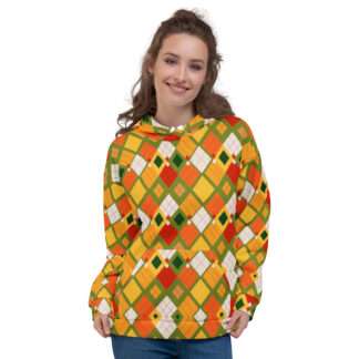 Unisex-Kapuzenpullover - Afroargyle 1