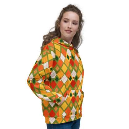 Unisex-Kapuzenpullover - Afroargyle 1 – Bild 6