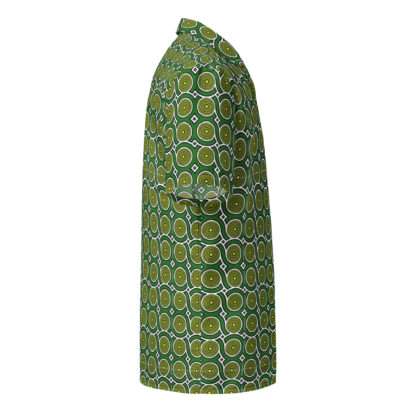Unisex Hemd mit Knöpfen - Grüne Kreise – Bild 4