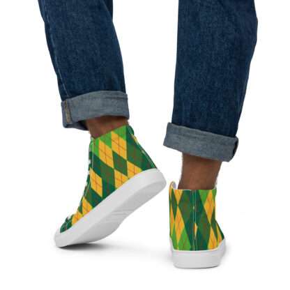 High-Top Leinenschuhe für Herren - Afroargyle 2 – Bild 6