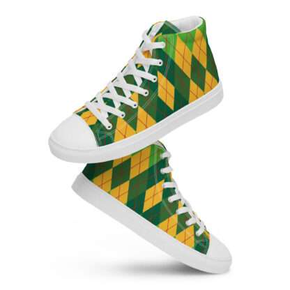 High-Top Leinenschuhe für Herren - Afroargyle 2 – Bild 4