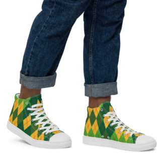 High-Top Leinenschuhe für Herren - Afroargyle 2