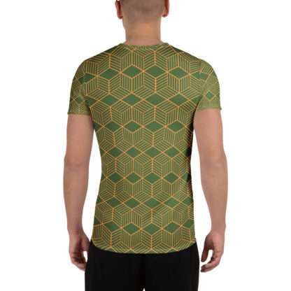 Sport-T-Shirt für Herren Grün – Bild 5