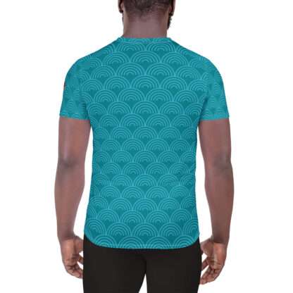 Sport-T-Shirt für Herren Türkis – Bild 3