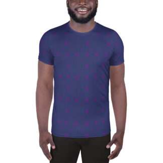 Sport-T-Shirt für Herren Indigo
