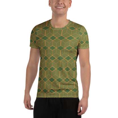 Sport-T-Shirt für Herren Grün – Bild 4
