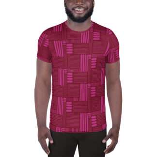 Sport-T-Shirt für Herren Burgund