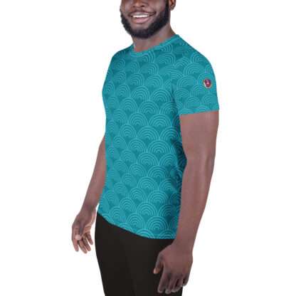 Sport-T-Shirt für Herren Türkis – Bild 4
