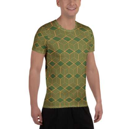 Sport-T-Shirt für Herren Grün – Bild 6