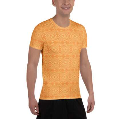 Sport-T-Shirt für Herren Gelb – Bild 3
