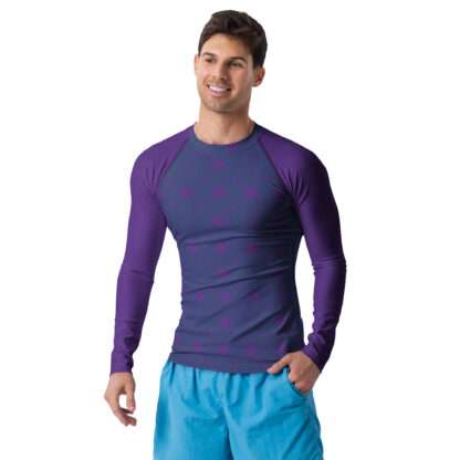 Herren-Rash-Guard langarm Indigo