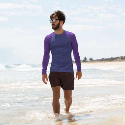 Herren-Rash-Guard langarm Indigo – Bild 3