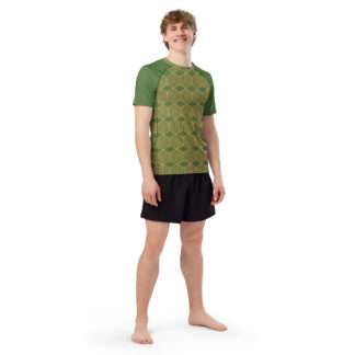 Herren-Rashguard Grün