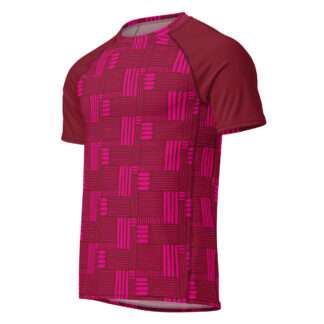Herren-Rashguard Burgund