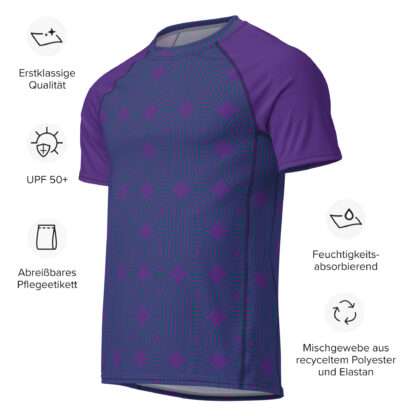 Herren-Rashguard Indigo – Bild 2
