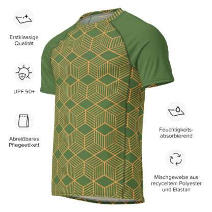 Herren-Rashguard Grün – Bild 4