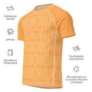 Herren-Rashguard Gelb