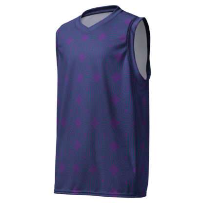 Recyceltes Unisex-Basketballtrikot Indigo