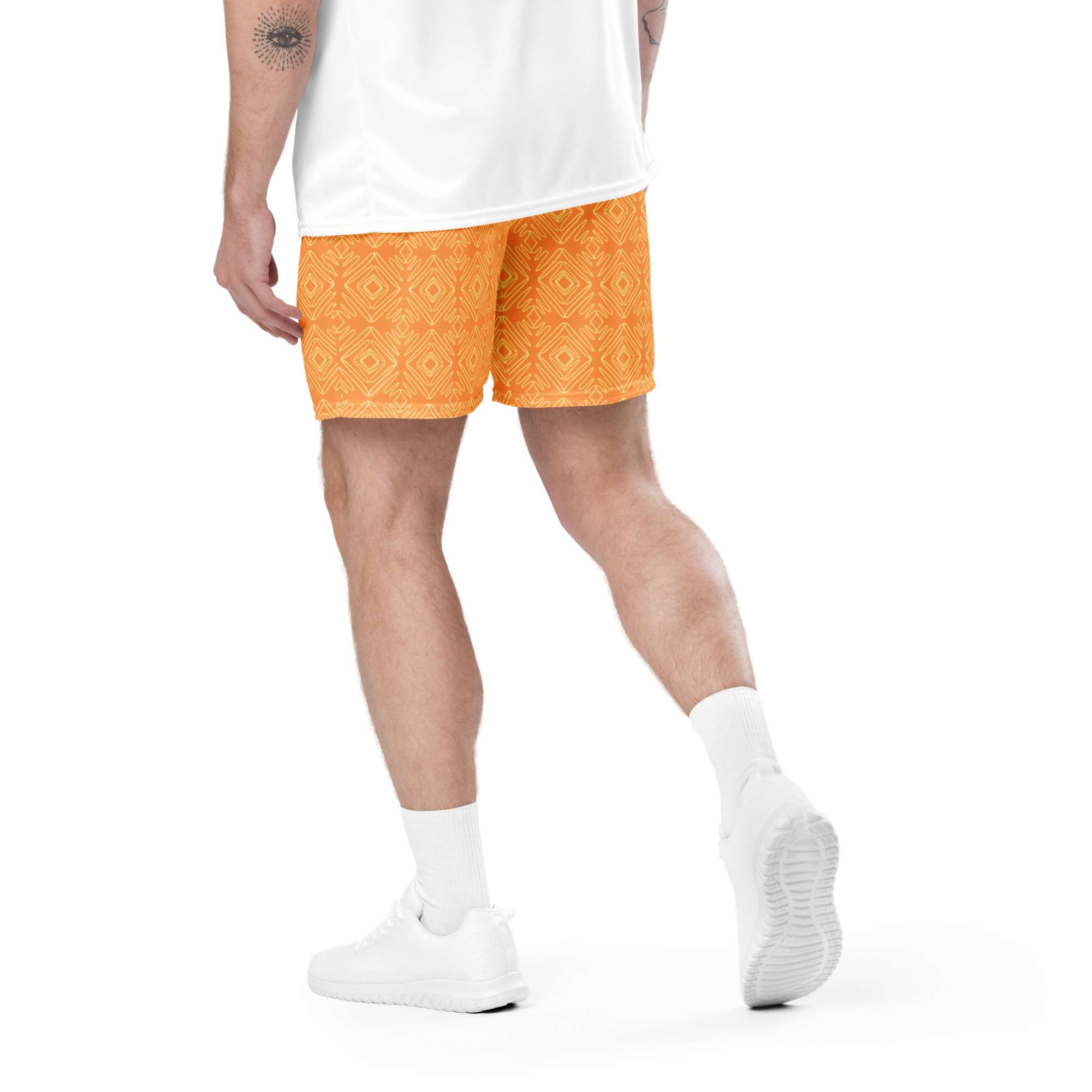 Unisex Mesh-Shorts Gelb – Bild 10