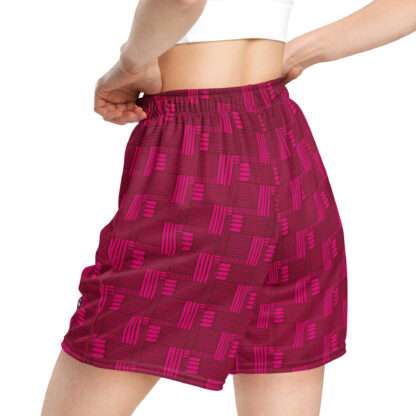 Unisex Mesh-Shorts Burgund – Bild 8