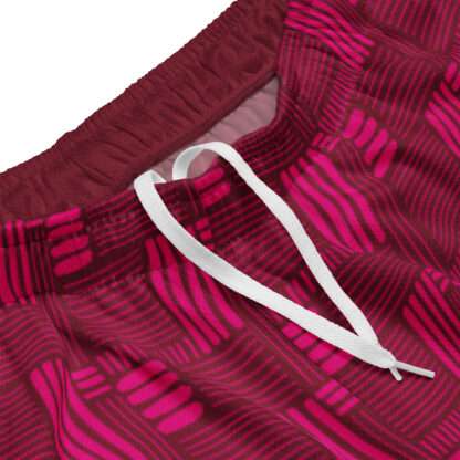 Unisex Mesh-Shorts Burgund – Bild 5