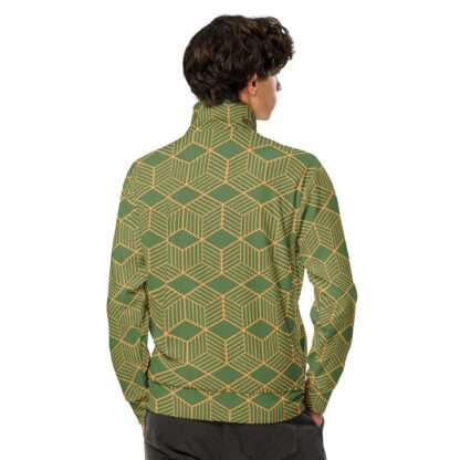 Unisex-Trainingsjacke Grün