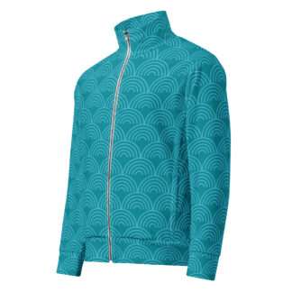 Unisex-Trainingsjacke Türkis