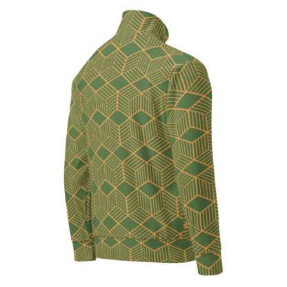 Unisex-Trainingsjacke Grün – Bild 3