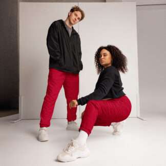 Unisex-Trainingshose Rot