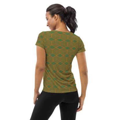 Sport-T-Shirt für Damen Grün – Bild 5