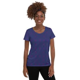 Sport-T-Shirt für Damen Indigo