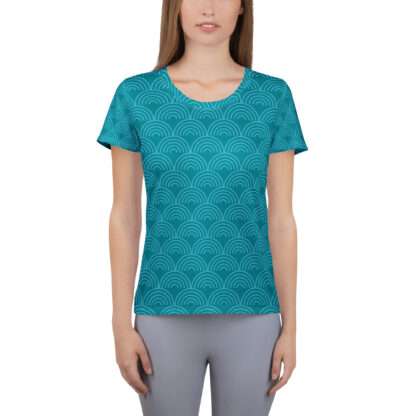 Sport-T-Shirt für Damen Türkis