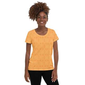 Sport-T-Shirt für Damen Gelb