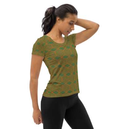 Sport-T-Shirt für Damen Grün – Bild 6