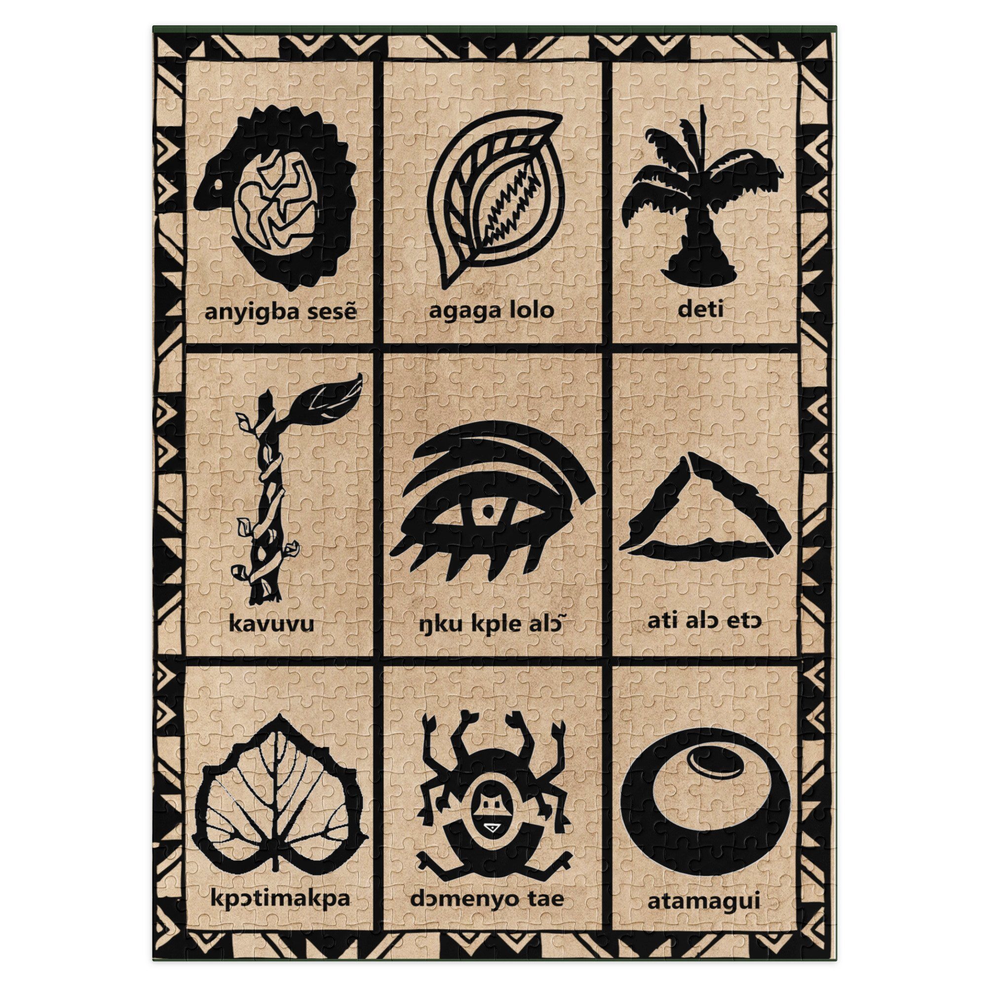 Ewe Symbole I Puzzle mit Metallbox – Bild 6