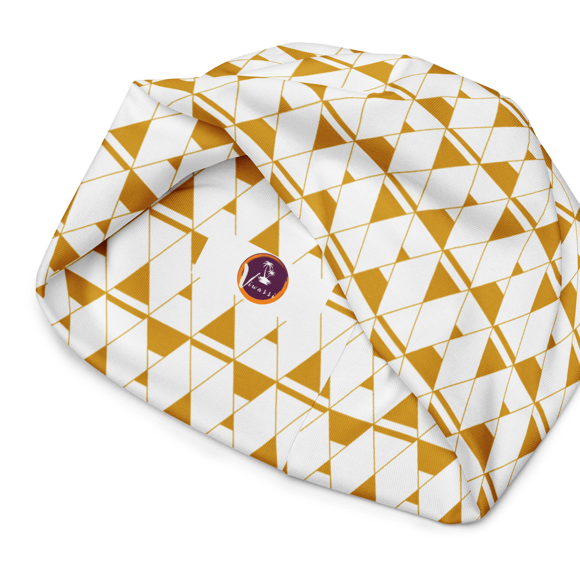 Sanduhr Beanie weiß – Bild 3