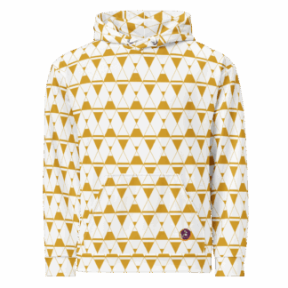 Sanduhr Kapuzenpullover weiß