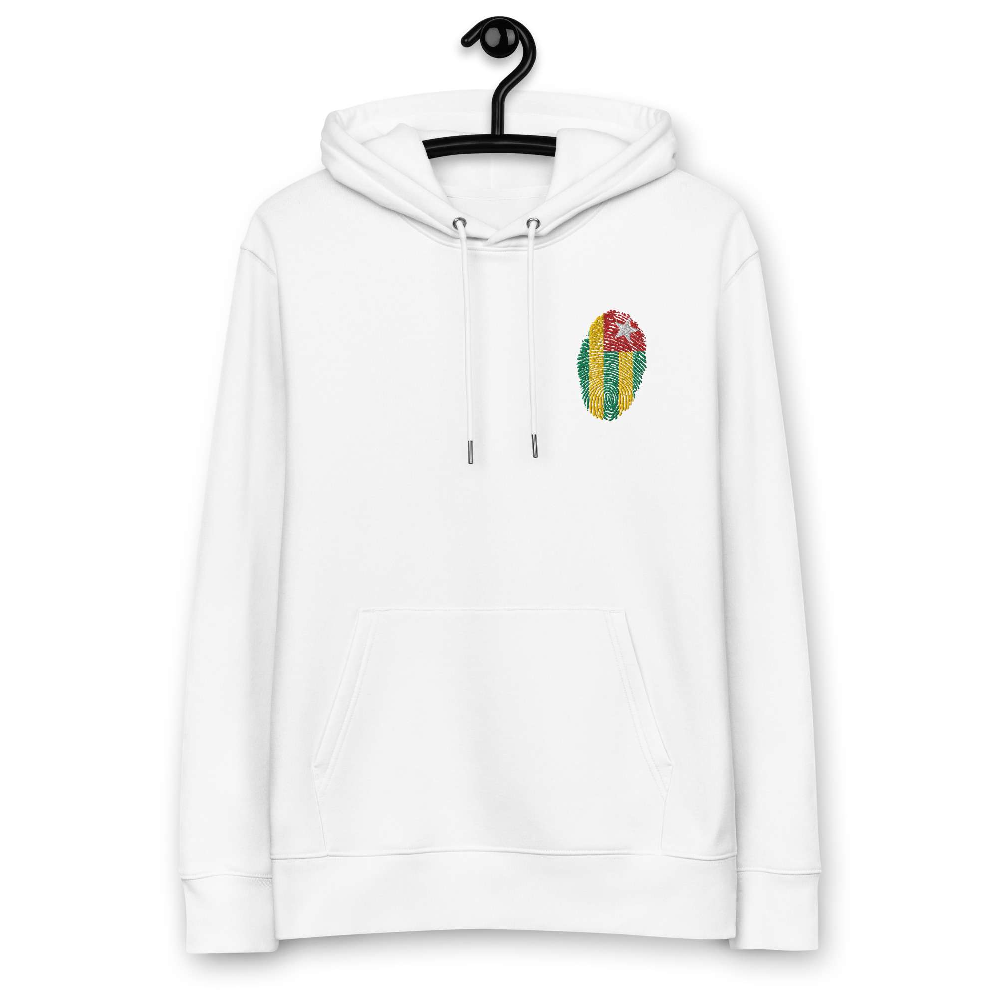 Umweltfreundlicher Unisex-Kapuzenpullover Togo, Ewe – Bild 7