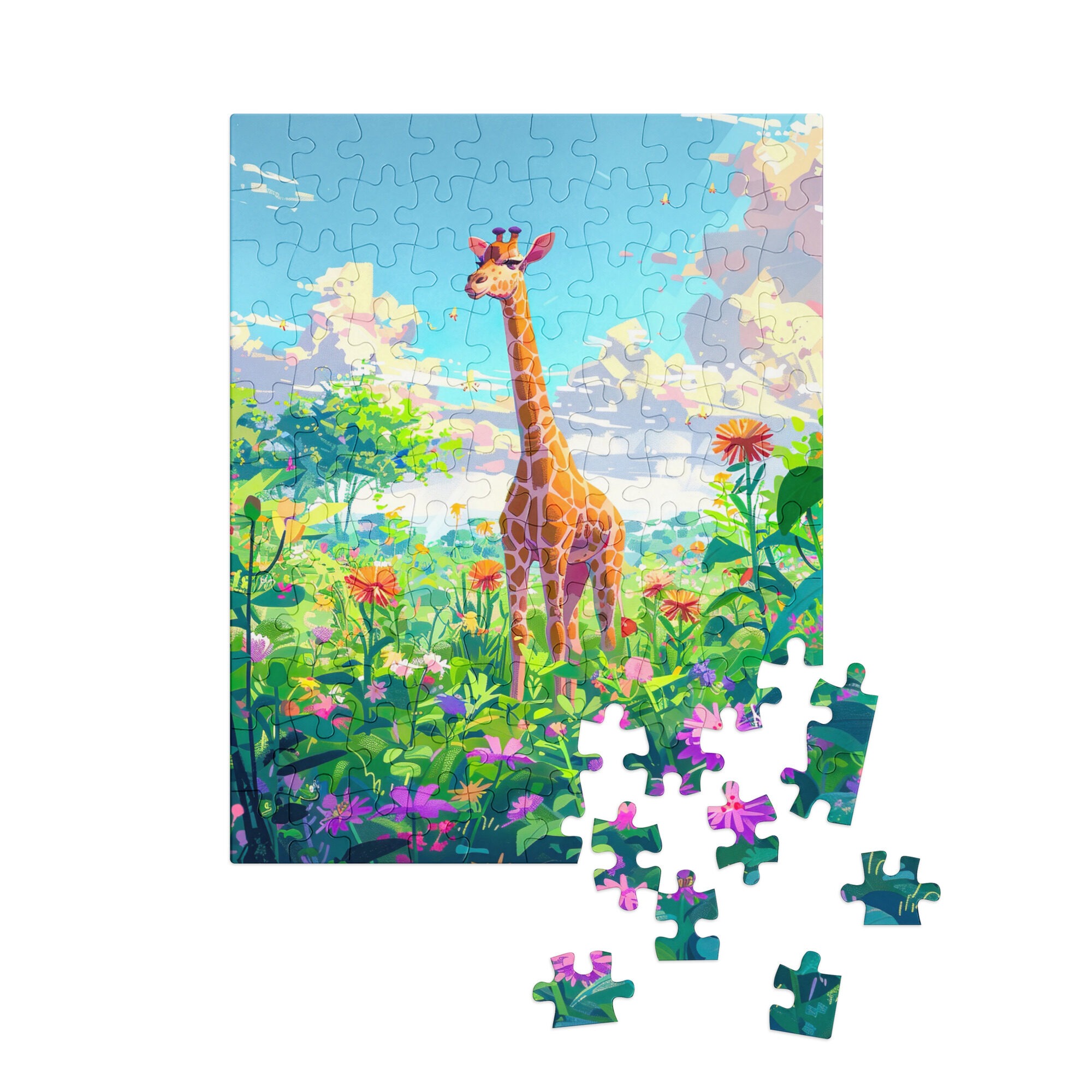 Glückliche Giraffe 2 - Puzzle